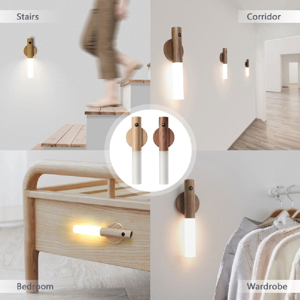 Magnetic Wireless Night Light — Motion Sensor, No Wiring Needed