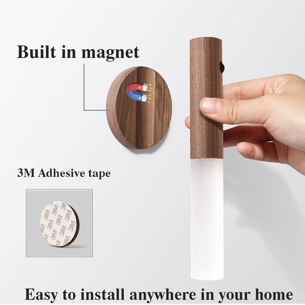 Magnetic Wireless Night Light — Motion Sensor, No Wiring Needed