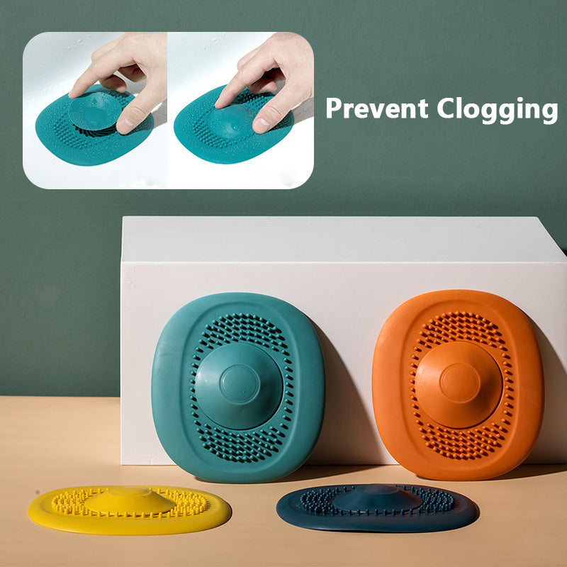 Shower & Sink Drain Hair Catcher — No More Clogs